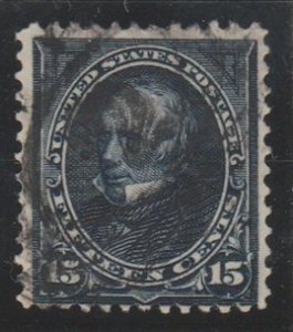 U.S. Scott #259 Clay Stamp - Used Single