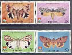 KIRIBATI - 1980 - Moths - Perf 4v Set - Mint Never Hinged