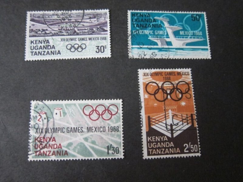 Kenya Uganda Tanganyika 1968 Sc 189-92 set FU