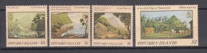 J44024 JL Stamps 1985 pitcairn island mnh set #249-52 art