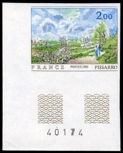 France, 1950-Present #1729 (YT 2136) Cat€85, 1981 The Footpath by Pisaro,...