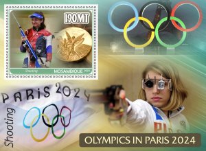 Stamps.Olympic Games Paris 2024 2023 year, 6 sheets  perforated  NEW