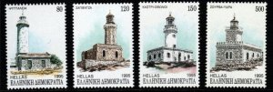 GREECE SG1991/4 1995 LIGHTHOUSES MNH