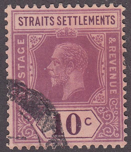 Straights Settlement 158 USED 1912 King George V