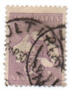 Australia 50 Wmk. 10 Used (4)