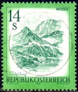 Weiszsee, Salzburg, Austria stamp SC#1109 Used