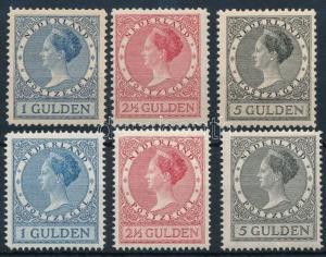 Netherlands stamp 1926/1930 Definitive set 1926 MNH Mi 168-170 A+B WS221951