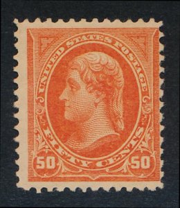 U.S. 260 MINT FINE LH 50c ORANGE