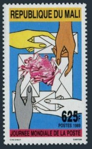 Mali 565,MNH.Michel 1127. World Post Day,1989.