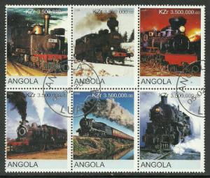 Angola Trains 4, Canceled Block, Wholesale 