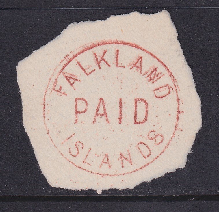 Falkland Islands, SG FR2, Red Frank piece