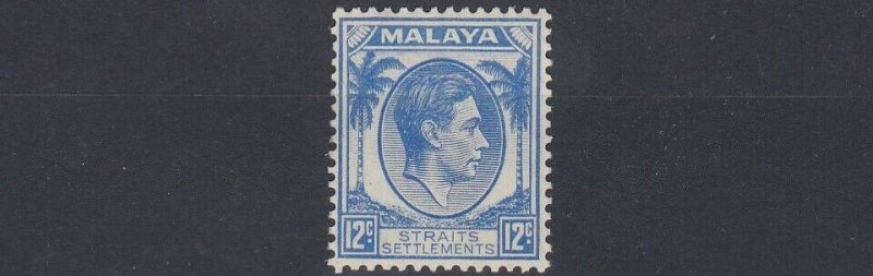 MALAYA  STRAITS SETTLEMENTS  1938 - 41  S G 285 12C  ULTRA  MH