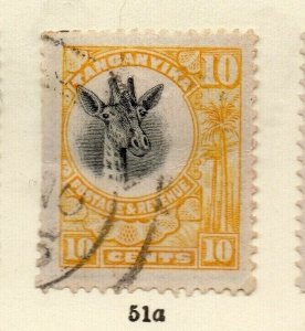 British KUT 1922 Giraffe GV Issue Fine Used 10c. NW-163915