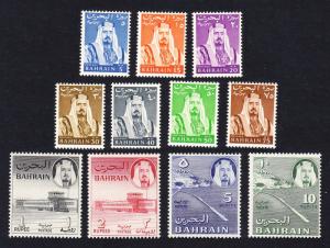 Bahrain Shaikh Isa bin Sulman al-Khalifa 11v SG#128-138 CV?50+