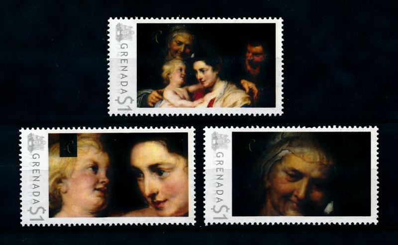 [100052] Grenada 2009 Art Painting Rubens The Holy Family  MNH