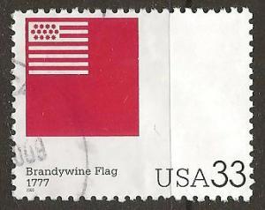 US ~ Scott # 3403f ~ Used ~ Brandywine Flag