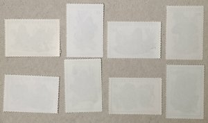 Rwanda 1970 Mountain Gorillas, MNH. Scott 359-366, CV $13.00.  Primates