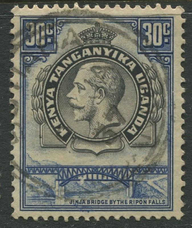 Kenya & Uganda - Scott 51 - KGV Definitive -1935 - Used - Single 30c Stamp