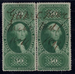 U.S. - R101c - Pair - Fine/Very Fine - Used (catalog value 450.00)