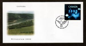 Canada 1999 Millennium 2000 FDC!