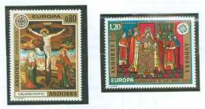 Andorra (French) #236-237 Mint (NH) Single (Complete Set) (Europa)