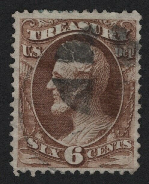 United States USED Scott Number O75  F-VF  DL#2  - BARNEYS