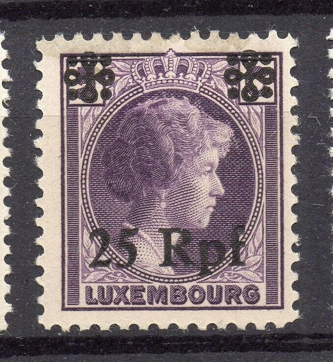 Germany Luxemburg 1940 Early Issue Fine Mint Hinged 25pf. Surcharged NW-05310