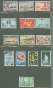 Tonga #100-113  Single (Complete Set) (Queen)