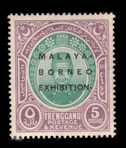 MOMEN: MALAYA TRENGGANU STAMPS SG # 58 1922 MINT OG H £375 LOT #68859*