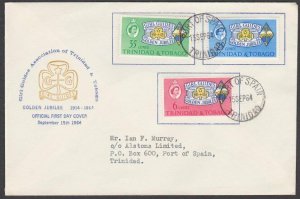 TRINIDAD 1964 Girl Guides commem FDC - ex Port of Spain.....................U302