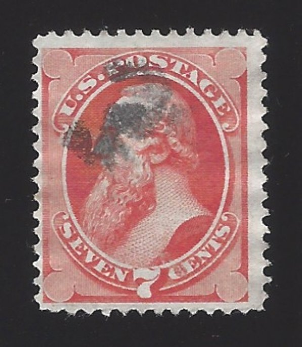 US #149 1870-71 Vermillion Perf 12 Used F-VF Scv $100