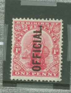 New Zealand #O34v Unused Single