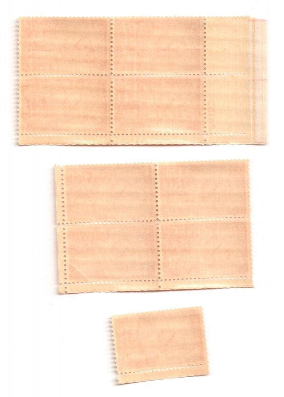 US Sc C44 Mint MNH PB4 Plate Block + BL4 Block + Single