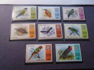 Solomon Islands  #  316-20 / 323 / 330-31  MNH   Birds