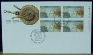 3171   Canada   FDC's   # 1405a, 1406, 1407, 1405a   Canada '92    CV$ 17.55