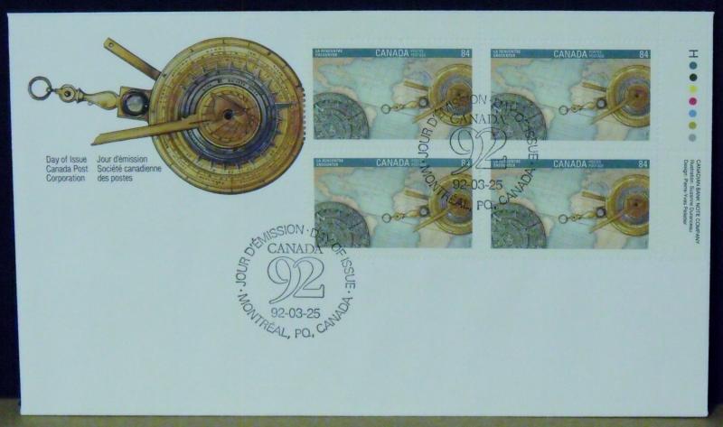 3171   Canada   FDC's   # 1405a, 1406, 1407, 1405a   Canada '92    CV$ 17.55