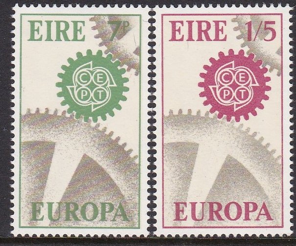 232-33 1967 Europa MNH