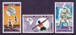 Benin - Scott #376-378 - MNH - Ink offset/rev. #376 - SCV $5.75