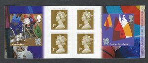 Great Britain  booklet   MNH sc  2927a