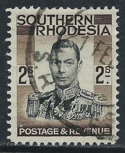 Southern Rhodesia, Sc #52, 2sh Used