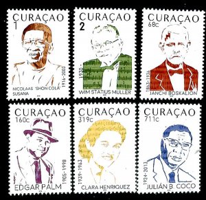 Curaçao 2019, Musicians 6v, MNH