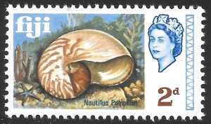 Fiji Scott 242 MNH 2d Nautilus Pompilius Shell issue of 1968