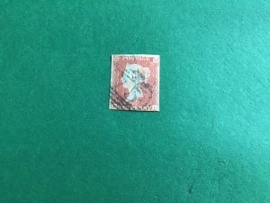 Queen Victoria 1841 British Penny Red Imperf  Stamp  R44159 