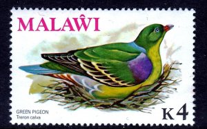 Malawi 1975 Birds 4k - Green Pigeon Mint MNH SC 244 CV $22.5