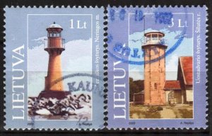 Lithuania 2003 Lighthouses set of 2 Used /CTO