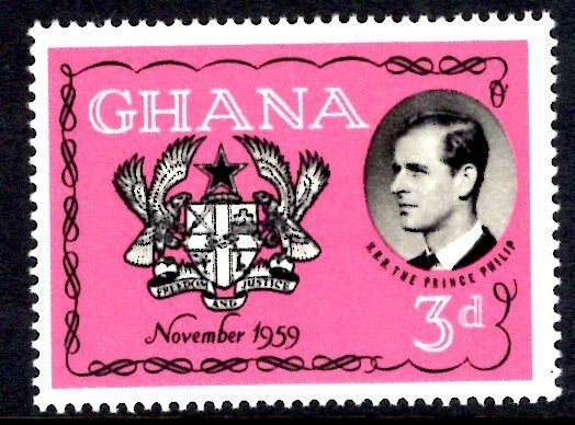 Ghana #66 MNH 1959 Visit of Prince Philip