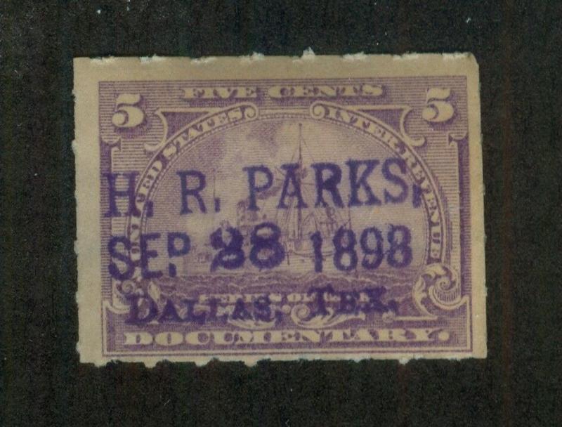 U.S. - R167 - H.R. Parks cancel