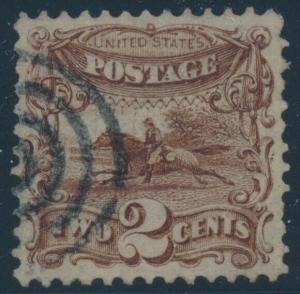 #113 2c 1869 XF USED WITH TARGET CANCEL CV $250 BU8446