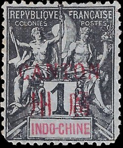 France-offices in China: Canton 1901 YT 1 MNG VG