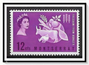 Montserrat 1963 Sc#150 FREEDOM FROM HUNGER - FAUNA Single MNH